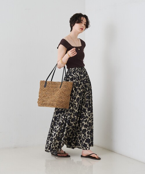 The Bagmati(ザバグマティ)の「【The Bagmati/ザ バグマティ】カゴトートバッグ(トートバッグ・レディース・ベージュ・フリー)」の11枚目の写真