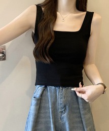 boemy（ボエミー）の「【カップ付き】バッククロス ブラトップ タンクトップ（タンクトップ）」