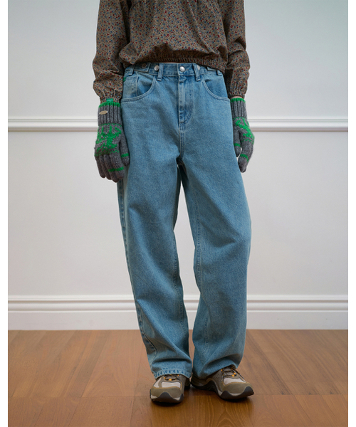 NOCONTENT(ノーコンテント)の「281. スナップジン _ ライトブルー(デニムパンツ・レディース・その他・SMALL/MEDIUM)」の1枚目の写真