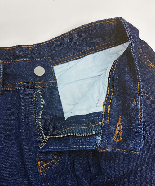 core core（コアコア）の「裾フリルハイウエストデニムハーフパンツ（デニムパンツ・レディース・ブルー・M/S/L）」の9枚目の写真