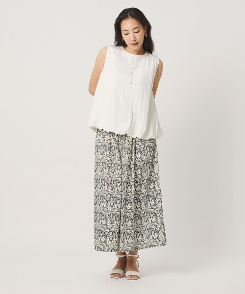 A DAY IN THE LIFE UNITED ARROWS(アデイインザライフユナイテッドアローズ)の「ヴィンテージサテン フレアワイドパンツ ‐セットアップ対応・マシンウォッシャブル‐<A DAY IN THE LIFE>(その他パンツ・レディース・ブラック/その他1/ロイヤルブルー・FREE)」の10枚目の写真