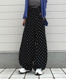 Q（キュー）の「ドットワイドパンツ（その他パンツ）」