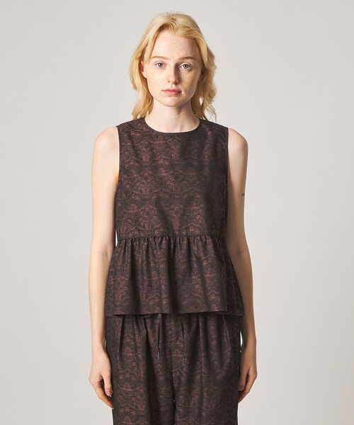 Steven Alan（スティーブンアラン）の「＜Steven Alan＞ジャガード タンクトップ ブラウス（シャツ/ブラウス・レディース・ワイン/ブラウン系・S/M）」の7枚目の写真