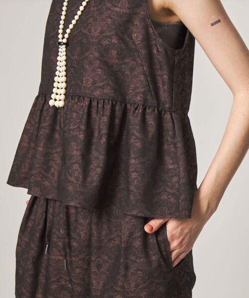 Steven Alan（スティーブンアラン）の「＜Steven Alan＞ジャガード タンクトップ ブラウス（シャツ/ブラウス・レディース・ワイン/ブラウン系・S/M）」の11枚目の写真