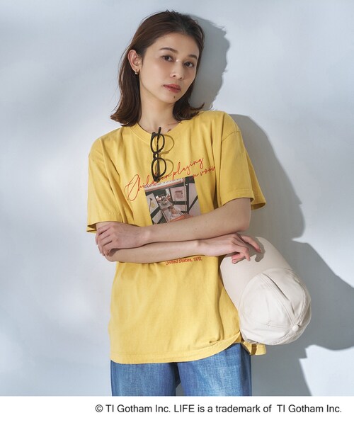 UNTITLED(アンタイトル)の「【LIFE PC】GOOD ROCK SPEED Tシャツ(Tシャツ/カットソー・レディース・マスタード・02)」の3枚目の写真