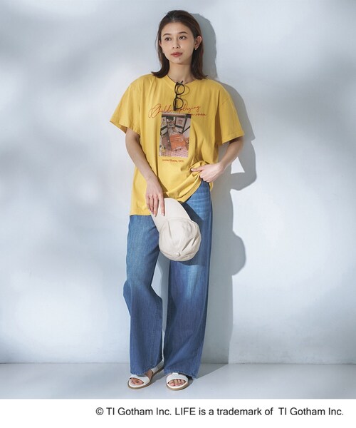 UNTITLED(アンタイトル)の「【LIFE PC】GOOD ROCK SPEED Tシャツ(Tシャツ/カットソー・レディース・マスタード・02)」の4枚目の写真