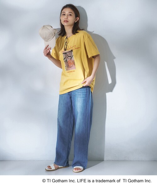 UNTITLED(アンタイトル)の「【LIFE PC】GOOD ROCK SPEED Tシャツ(Tシャツ/カットソー・レディース・マスタード・02)」の5枚目の写真