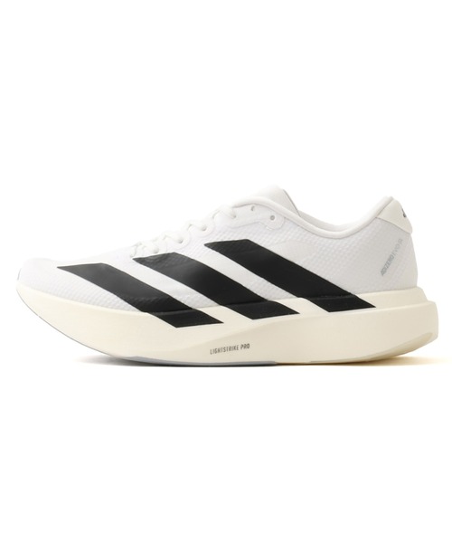 adidas(アディダス)の「adidas Adizero EVO SL WOVEN W / アディダス アディゼロ EVO SL ウーブン W(スニーカー・レディース・ホワイト・25.0cm/24.5cm/24.0cm/23.5cm/23.0cm)」の4枚目の写真