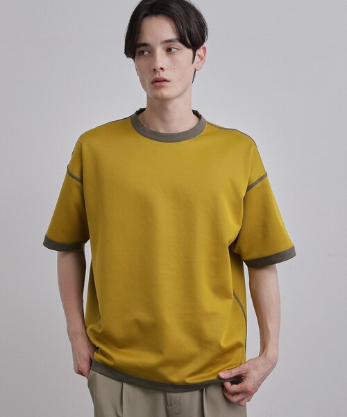 tk.TAKEO KIKUCHI(ティーケータケオキクチ)の「リバーシブルTシャツ(Tシャツ/カットソー・メンズ・チャコールグレー/ブラック/ナチュラル・02/03/04)」の5枚目の写真