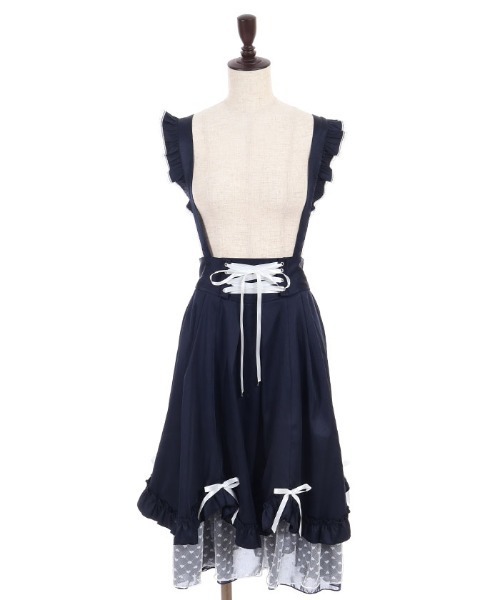 axes femme POETIQUE(アクシーズファムポエティック)の「リボン付きフリルサスSK(スカート・レディース・レッド/ミント/ネイビー・MEDIUM)」の20枚目の写真