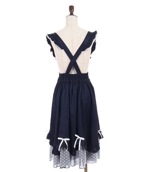axes femme POETIQUE(アクシーズファムポエティック)の「リボン付きフリルサスSK(スカート・レディース・レッド/ミント/ネイビー・MEDIUM)」の22枚目の写真