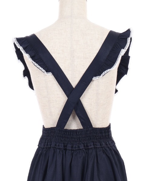 axes femme POETIQUE(アクシーズファムポエティック)の「リボン付きフリルサスSK(スカート・レディース・レッド/ミント/ネイビー・MEDIUM)」の14枚目の写真