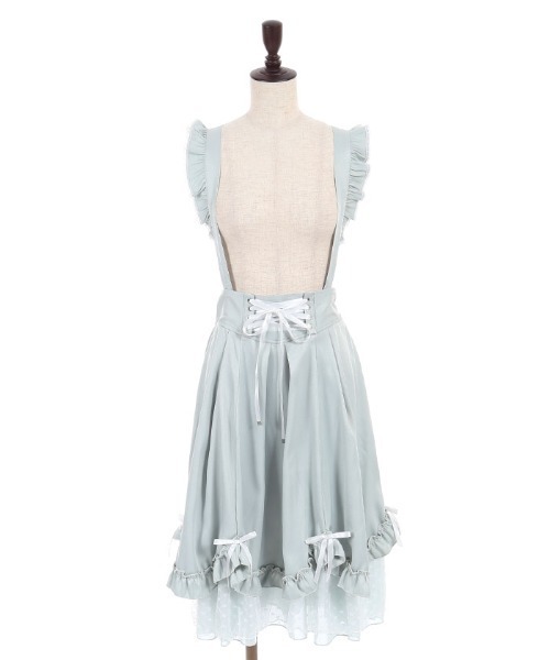 axes femme POETIQUE(アクシーズファムポエティック)の「リボン付きフリルサスSK(スカート・レディース・レッド/ミント/ネイビー・MEDIUM)」の17枚目の写真