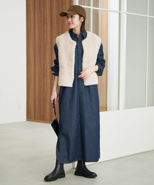SLOBE IENA(スローブイエナ)の「《WEB限定/追加》SLOBE IENA サイドゴアブーツ(ブーツ・レディース・ブラック・35/36/37/38)」の12枚目の写真