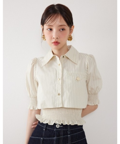 Clopd rield yard blouse — летняя блузка (кроп‑дизайн)