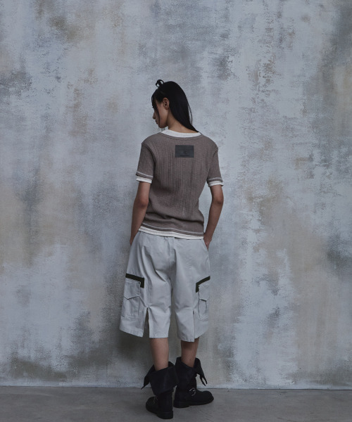 PARADIGMFILM（パラダイムフィルム）の「[Ep.02] スラブレイヤードヘンリーネックニットトップ（ベージュ）（Tシャツ/カットソー・レディース・その他・MEDIUM/LARGE）」の6枚目の写真