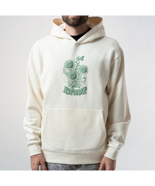 RIPNDIP(リップンディップ)の「WHERE THE FLOWERS BLOOM HOODIE(パーカー・メンズ・オフホワイト・X-LARGE/SMALL/MEDIUM/LARGE)」の1枚目の写真