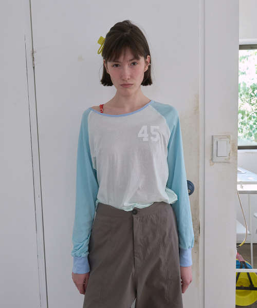 NOCONTENT(ノーコンテント)の「355. 45 エアリーT _ ペールミント(Tシャツ/カットソー・レディース・その他・FREE)」の2枚目の写真