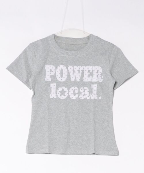 AsRiRe(アスリレイ)の「ドットロゴプリントコンパクトTシャツ(Tシャツ/カットソー・レディース・ホワイト/グレー/ブラック・M)」の3枚目の写真