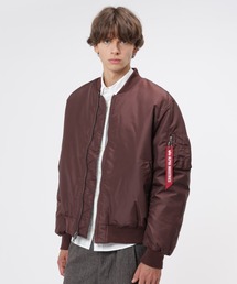 Alpha Industries（アルファインダストリーズ）の「Alpha Industries アルファインダストリーズ OXFORD MA-1 RELAXED FIT FLIGHT JACKET オックスフォードMA-1 リラックスフィット フライトジャケット（MA-1）」