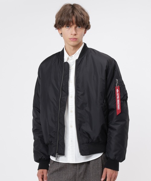 Alpha Industries(アルファインダストリーズ)の「Alpha Industries/アルファインダストリーズ/OXFORD MA-1 RELAXED FIT FLIGHT JACKET/オックスフォードMA-1 リラックスフィット フライトジャケット(MA-1・メンズ・ライトグレー/ブラック/ブラウン/オリーブ・S/M/L/XL/2XL)」の1枚目の写真