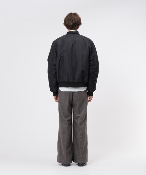 Alpha Industries(アルファインダストリーズ)の「Alpha Industries/アルファインダストリーズ/OXFORD MA-1 RELAXED FIT FLIGHT JACKET/オックスフォードMA-1 リラックスフィット フライトジャケット(MA-1・メンズ・ライトグレー/ブラック/ブラウン/オリーブ・S/M/L/XL/2XL)」の7枚目の写真