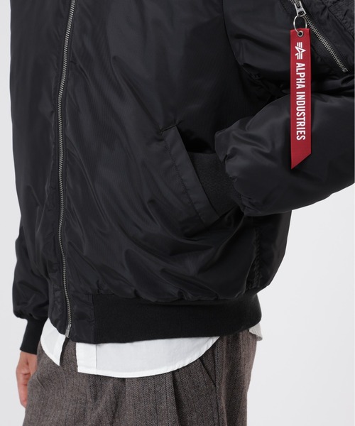 Alpha Industries(アルファインダストリーズ)の「Alpha Industries/アルファインダストリーズ/OXFORD MA-1 RELAXED FIT FLIGHT JACKET/オックスフォードMA-1 リラックスフィット フライトジャケット(MA-1・メンズ・ライトグレー/ブラック/ブラウン/オリーブ・S/M/L/XL/2XL)」の10枚目の写真