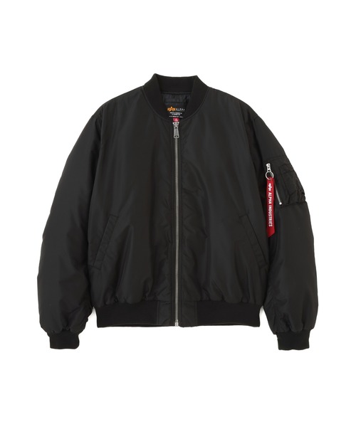 Alpha Industries(アルファインダストリーズ)の「Alpha Industries/アルファインダストリーズ/OXFORD MA-1 RELAXED FIT FLIGHT JACKET/オックスフォードMA-1 リラックスフィット フライトジャケット(MA-1・メンズ・ライトグレー/ブラック/ブラウン/オリーブ・S/M/L/XL/2XL)」の11枚目の写真