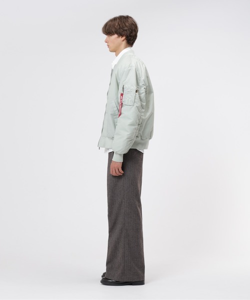 Alpha Industries(アルファインダストリーズ)の「Alpha Industries/アルファインダストリーズ/OXFORD MA-1 RELAXED FIT FLIGHT JACKET/オックスフォードMA-1 リラックスフィット フライトジャケット(MA-1・メンズ・ライトグレー/ブラック/ブラウン/オリーブ・S/M/L/XL/2XL)」の20枚目の写真