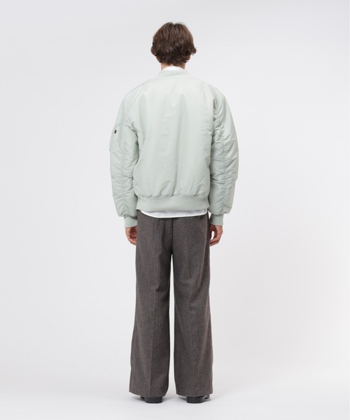 Alpha Industries(アルファインダストリーズ)の「Alpha Industries/アルファインダストリーズ/OXFORD MA-1 RELAXED FIT FLIGHT JACKET/オックスフォードMA-1 リラックスフィット フライトジャケット(MA-1・メンズ・ライトグレー/ブラック/ブラウン/オリーブ・S/M/L/XL/2XL)」の21枚目の写真