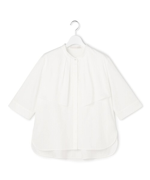 ICB(アイシービー)の「ブラウスライクジャージー フライヨークカットソー(Tシャツ/カットソー・レディース・サックスブルー系/アイボリー系/グレー系・LARGE/X-LARGE)」の11枚目の写真