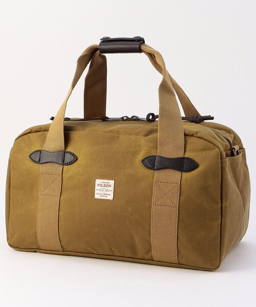 FILSON(フィルソン)の「FILSON/フィルソン Small Tin Cloth Duffle Bag/ティンクロス ダッフルバッグ スモール(ボストンバッグ・メンズ・ブラウン/オリーブ・24)」の1枚目の写真