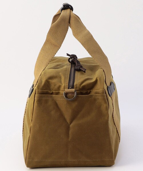 FILSON(フィルソン)の「FILSON/フィルソン Small Tin Cloth Duffle Bag/ティンクロス ダッフルバッグ スモール(ボストンバッグ・メンズ・ブラウン/オリーブ・24)」の3枚目の写真