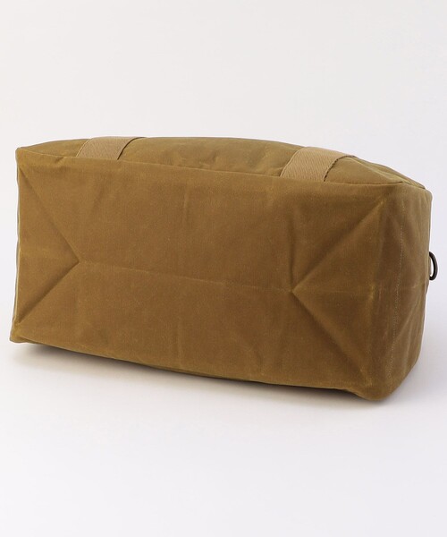 FILSON(フィルソン)の「FILSON/フィルソン Small Tin Cloth Duffle Bag/ティンクロス ダッフルバッグ スモール(ボストンバッグ・メンズ・ブラウン/オリーブ・24)」の5枚目の写真