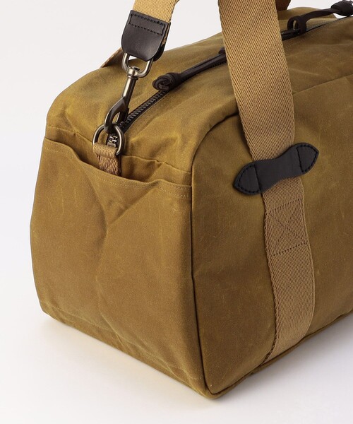 FILSON(フィルソン)の「FILSON/フィルソン Small Tin Cloth Duffle Bag/ティンクロス ダッフルバッグ スモール(ボストンバッグ・メンズ・ブラウン/オリーブ・24)」の9枚目の写真