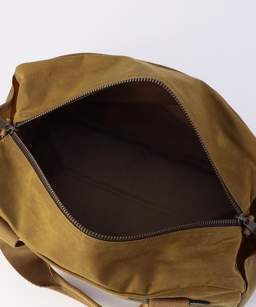 FILSON(フィルソン)の「FILSON/フィルソン Small Tin Cloth Duffle Bag/ティンクロス ダッフルバッグ スモール(ボストンバッグ・メンズ・ブラウン/オリーブ・24)」の10枚目の写真