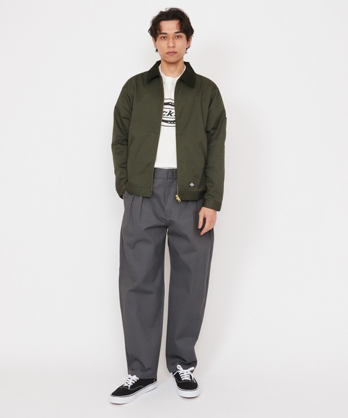 Dickies(ディッキーズ)の「TCツイル アイゼンハワージャケット(その他アウター・メンズ・ベージュ/チャコールグレー/オリーブ/ブラック・MEDIUM/LARGE/X-LARGE)」の5枚目の写真