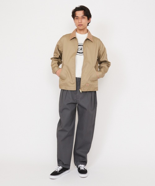 Dickies(ディッキーズ)の「TCツイル アイゼンハワージャケット(その他アウター・メンズ・ベージュ/チャコールグレー/オリーブ/ブラック・MEDIUM/LARGE/X-LARGE)」の16枚目の写真