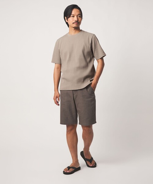 A DAY IN THE LIFE UNITED ARROWS(アデイインザライフユナイテッドアローズ)の「ケーブル ジャガード カットソー<A DAY IN THE LIFE>(Tシャツ/カットソー・メンズ・ホワイト/ベージュ/ネイビー・S/M/L)」の9枚目の写真