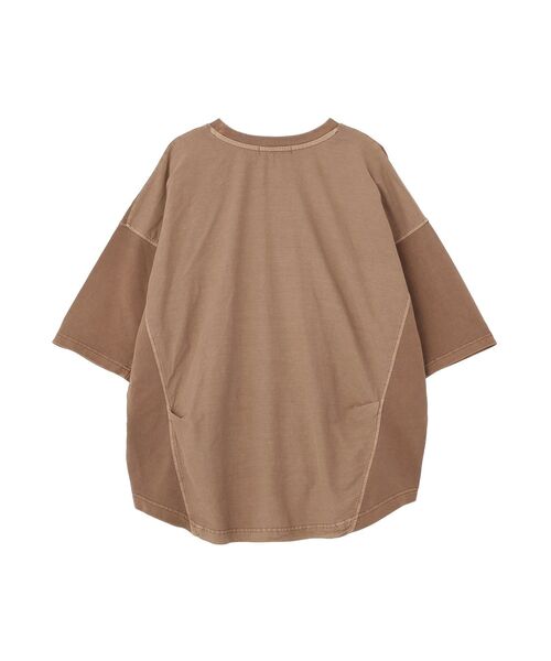 Green　Parks（グリーンパークス）の「ピグメントドッキングプルオーバー（Tシャツ/カットソー・レディース・チャコールグレー/ベージュ/ブラウン・FREE）」の12枚目の写真