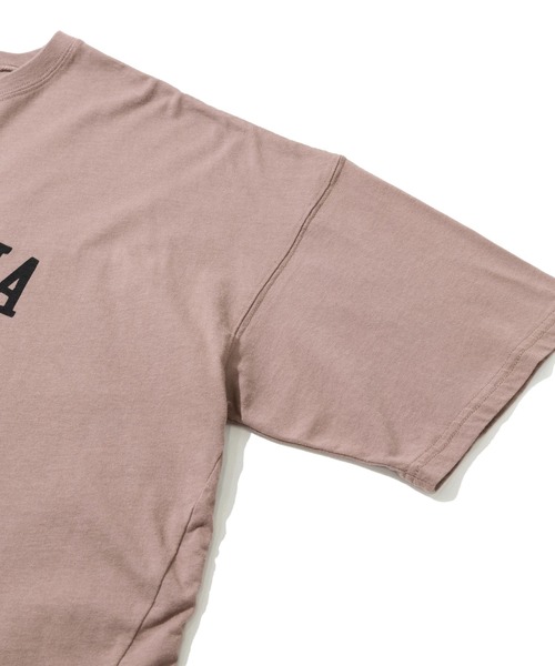 go slow caravan(ゴースローキャラバン)の「Lime.inc/ライム スカーフ生地 後ろシャツ風 半袖PO(Tシャツ/カットソー・レディース・ピンク/アイボリー・FREE)」の12枚目の写真