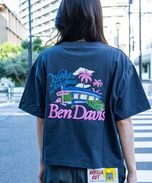《BEN DAVIS》LADIES TEE/ベンデイビス レディースTシャツ ショート丈　短め丈 抗菌防臭
