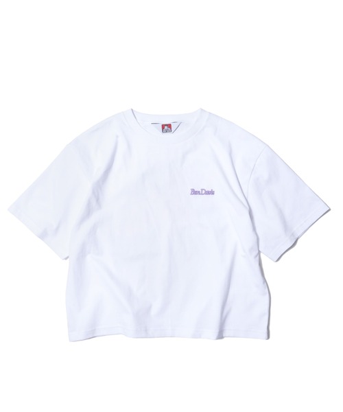 BEN DAVIS(ベンデイビス)の「《BEN DAVIS》LADIES TEE/ベンデイビス レディースTシャツ ショート丈 短め丈 抗菌防臭(Tシャツ/カットソー・レディース・ホワイト/チャコールグレー・MEDIUM/LARGE)」の5枚目の写真