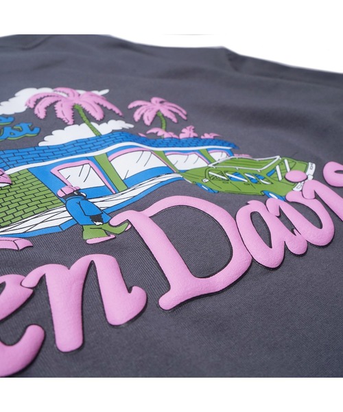 BEN DAVIS(ベンデイビス)の「《BEN DAVIS》LADIES TEE/ベンデイビス レディースTシャツ ショート丈 短め丈 抗菌防臭(Tシャツ/カットソー・レディース・ホワイト/チャコールグレー・MEDIUM/LARGE)」の8枚目の写真