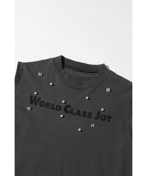 WCJ(ダブルシージェイ)の「ビジューノースリーブTEE(Tシャツ/カットソー・レディース・ブラック/ネイビー/ホワイト・FREE)」の21枚目の写真