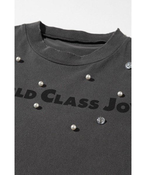 WCJ(ダブルシージェイ)の「ビジューノースリーブTEE(Tシャツ/カットソー・レディース・ブラック/ネイビー/ホワイト・FREE)」の22枚目の写真
