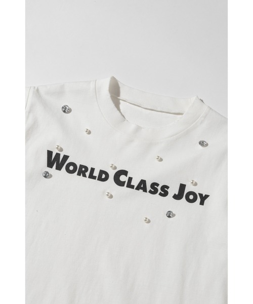 WCJ(ダブルシージェイ)の「ビジューノースリーブTEE(Tシャツ/カットソー・レディース・ブラック/ネイビー/ホワイト・FREE)」の7枚目の写真