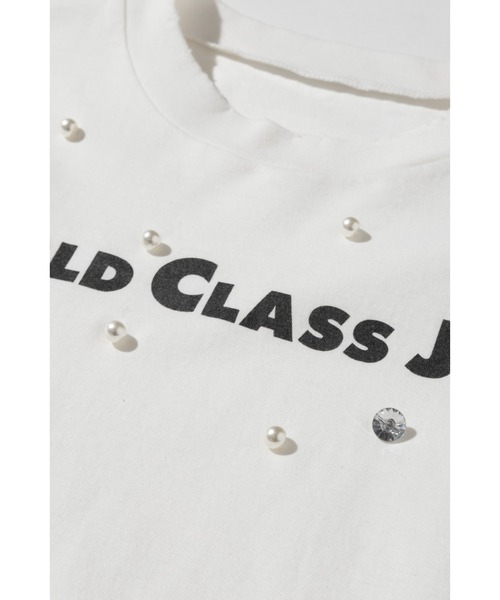 WCJ(ダブルシージェイ)の「ビジューノースリーブTEE(Tシャツ/カットソー・レディース・ブラック/ネイビー/ホワイト・FREE)」の8枚目の写真