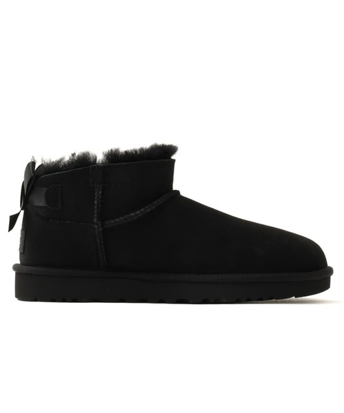 UGG(アグ)の「UGG W ULTRA MINI BAILEY BOW / アグ ウルトラ ミニ ベイリー ボウ(ブーツ・レディース・ブラック・25.0cm/24.0cm/23.0cm/22.0cm)」の5枚目の写真