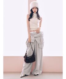 SNIDEL | 【セットアップ対応】レイヤードデザインバリエパンツ(その他パンツ)